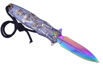 4.5" 3d Aluminum Rb Titanium Blade Assisted Tactical