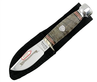 8" Ram's Horn Buck Skinner w/Sheath