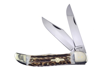 5.25" Deer Stag Folding Hunter w/Sheath