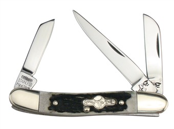 3.25" German Bull Stag Range Rider