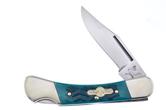 3.5" Green Pickbone Lockback