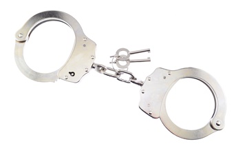 Silver Double Lock Handcuffs