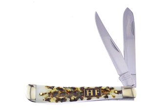 3.875" Stag Bone Resin Trapper
