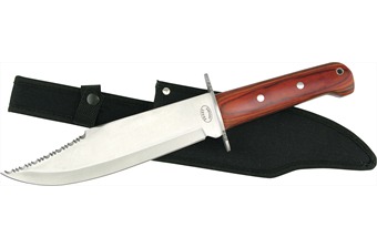 14" Wood Bowie w/Sheath