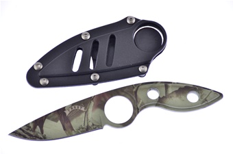 7" Little Black Talon Camo Skinner w/Sheath