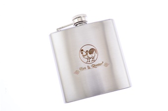 6oz Hip Stainless Flask (1pc)