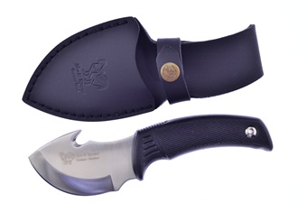 7.5" H&R Black Rubberized Guthook w/Sheath