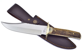12"Deer Stag 440a Stainless Steel Leather Sheath