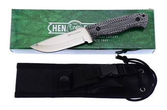 8.5" Black/White G10 Stainless Steel Blade