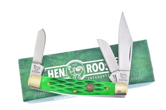 3.25" Green Pick Bone Stockman