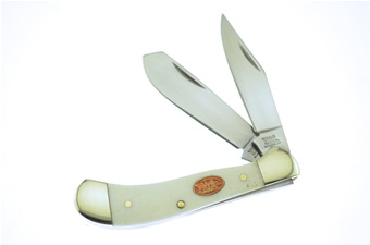 3.375" White Smoothbone Saddlehorn