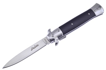 5" Black G-10 Italian Milano Stiletto