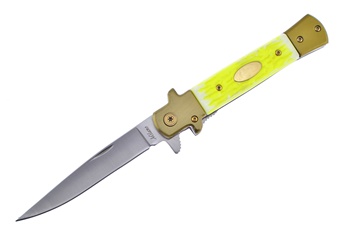 4.875" Fluorescent Yellow Bone Stiletto