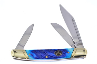 4" Pacific Blue Jigged Bone