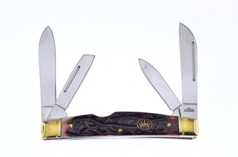 3.5" Brown Molasses Jigged Bone Congress