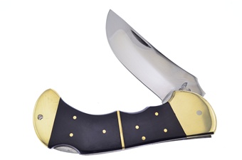 5.5" Buffalo Horn Commanche Lockback