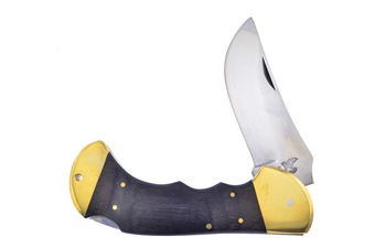 5.5" Black Pakkawood Comanche Big Foot