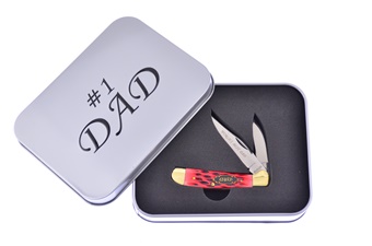 3.25" #1 Dad Red Pickbone Copperhead