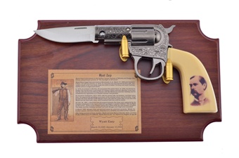 5" Pistol Knife w/ Plaque