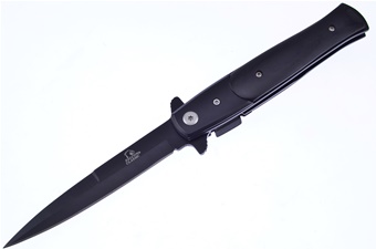 4" Black Milano Snapshot Stiletto