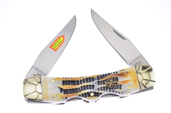 4" Mojave Bone Double Lockback