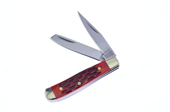 2.5" Dark Red Walnut Jig Bone Baby Trapper