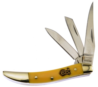 3" Yellow Composite 3-Blade Toothpick