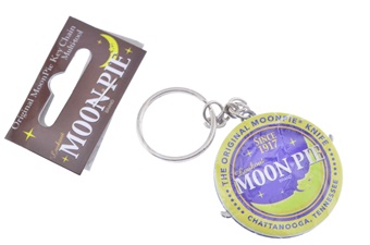 Moonpie Keychain Brown