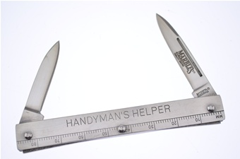 3.5" Stainless Steel Ruler Folding Utility Knife