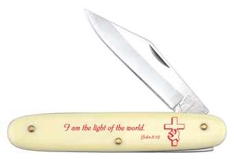 3.375" John 8:12 Novelty Knife