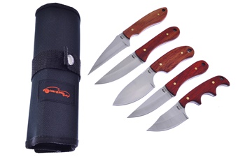 6" Rosewood 5 Piece Skinner Set