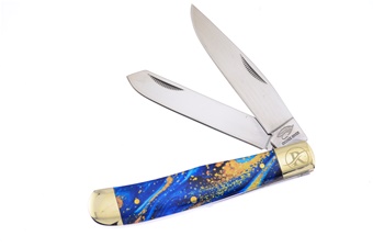4.25" Resin Blue Galaxy Trapper