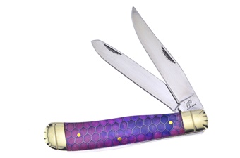 4.25" Blue Violet Resin Trapper