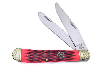 4.25" Red Jigged Bone Trapper