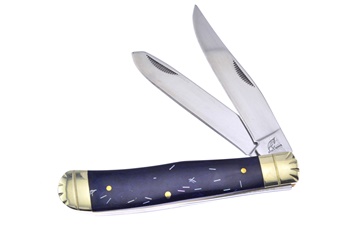 4.25"Blue Glitter Resin Trapper