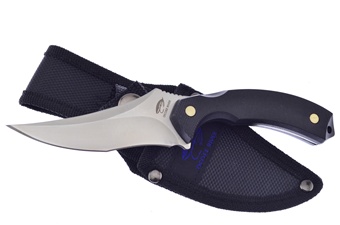 7"Black Abs 420 Stainless Steel Nylon Sheath