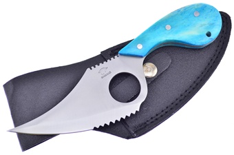 7.25" Caribbean Blue Bone Snook w/Sheath