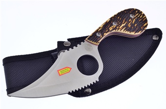 7.25" Stag Bone Resin Snook w/Sheath