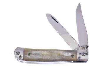 4.25" Ox Horn Assisted Open Trapper