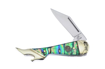 3.25" Abalone Leg Knife w/Stainless Steel Blade