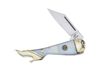 3.25" Salt Water Mother Of Pearl Leg Knife
