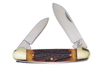 3.5" 440 Stainless Steel Autumn Second Cut Canoe
