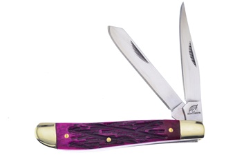 3.5" Purple Jig Bone Bullet Trapper