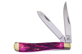 3 7/8" Purple Jig Bone Mini Trapper