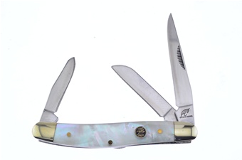 3.5" Mother Of Pearl Mini Stockman