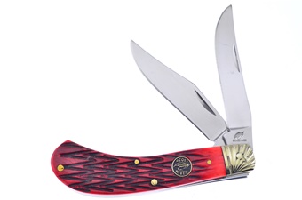 3.5" Red Jigged Bone Saddlehorn