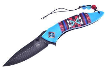 5" Blue Resin w/Design Snapshot