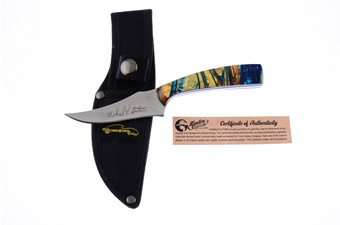 Michael Prater Gold Teal Skinner