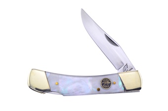3.75" Mother Of Pearl Lockback