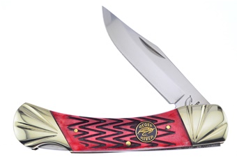 5" Red Jigged Bone Bear Claw